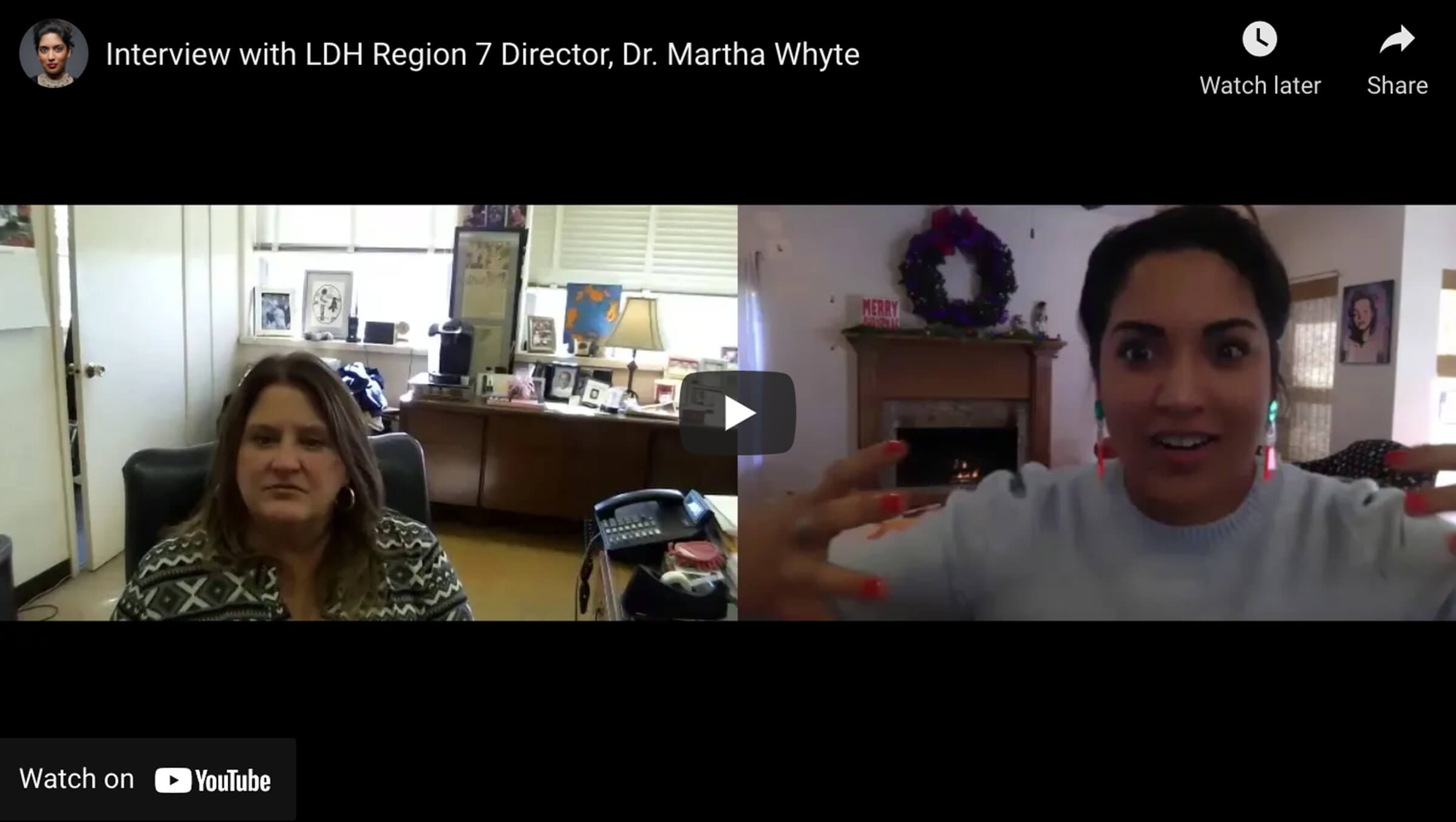 Featured image for “Interview with LDH Region 7 Director, Dr. Martha Whyte”