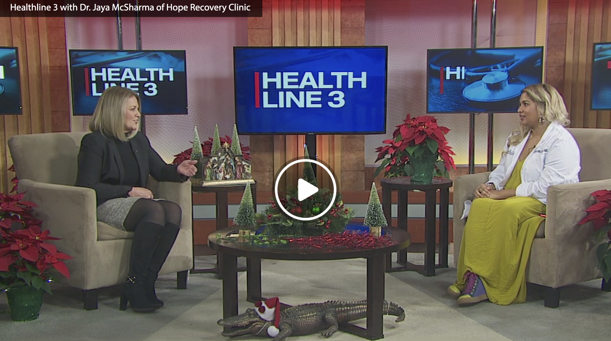 Featured image for “Healthline 3 with Dr. Jaya McSharma of Hope Recovery Clinic”